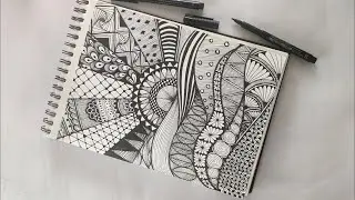 Zentangle patterns || Zentangle art || Zentangle || Doodle art || Zendoodle