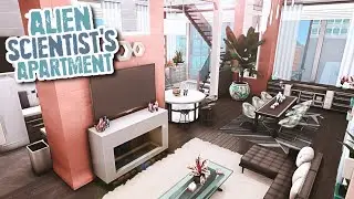 ALIEN SCIENTIST'S APARTMENT 🛸 888 Spire Apartments || Rebuild San Myshuno || The Sims 4 Speed Build