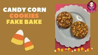 Let’s Fake Bake easy Candy Corn Cookie with a silicone mold! #fakebake #candycorn #peepthisyall