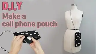 (무료도안)휴대폰 가방 만들기. 요즘 인기 핸드폰 파우치.DIY.Make a smartphone bag