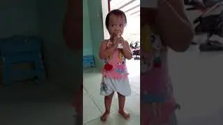 She is eating Bánh Mì