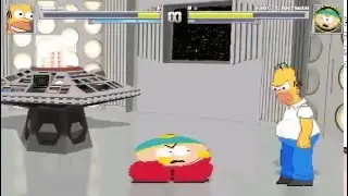 MUGEN: Homer Simpson VS Eric Cartman