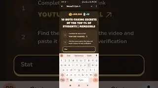 10 Note-taking Secrets of the Top 1% of Students | MemeGirls ?#memefi Memefi Video Answer