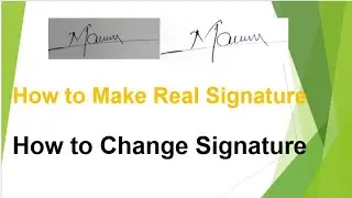 How to make real signature on documents, How Clear Signature Background