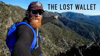 Searching the bush for my cameraman's wallet