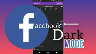 Facebook Dark Mode on Mobile Device