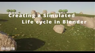 Creating a Mini-Life Simulation in Blender Simulation Nodes