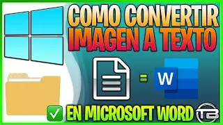 COMO CONVERTIR IMAGEN a TEXTO EDITABLE en WORD (2022) ► Transforma Foto JPG a Texto OCR en Windows.