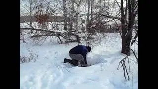 Как не замерзнуть зимой в лесу .