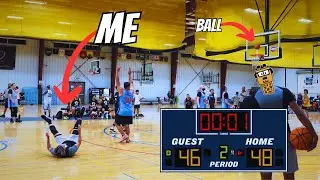 GAME WINNING BUZZER BEATER | 5v5 Men’s League Basketball Game | BikeyMrown Hoops