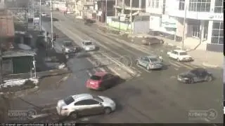 ДТП на ул  Красных партизан и ул  Котовского 22 02 15