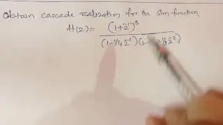 Problem - 2 : Cascade Realization of IIR Filter