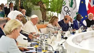 Remarks by President Giorgia Meloni and Pope Francis - G7 Summit