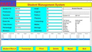 How to make a Student Management System in Python with Database  Connectivity  ||#tinkter || PART-1