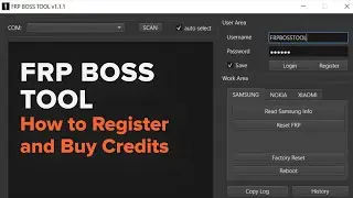 FRP BOSS TOOL - How to Register and Where to Buy Credits
