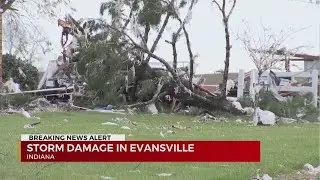 Storm damage reported in Indiana