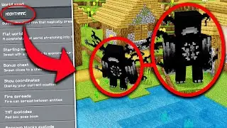 Never play on this creepy minecraft seed... *SCARY WARDEN*