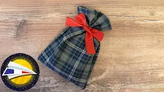 Coudre un sac cadeau en tissu | Emballage cadeau réutilisable | DIY