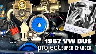 1967 VW Bus Super Charger Install