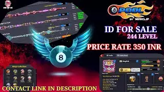 8 Ball Pool || Best Account For Sell || Cheap rate!!