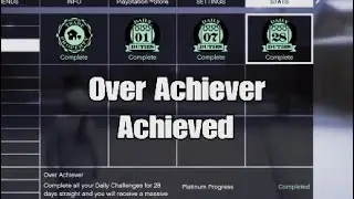 I Achieved Over Achiever Award in GTA 5 Online (28 Daily Challenges Achieved)