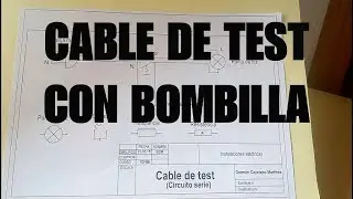 Cable de test con bombilla