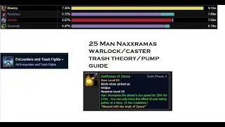 Warlock Naxx 25 speed run trash ted talk