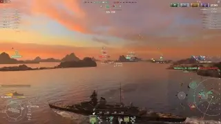 World of Warships. Hipper crucero tier VIII. Gameplay