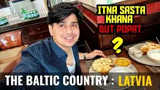 The Baltic Country: Latvia🤑 Itna Sasta Khana 😍 But Popat Ho Gya ? #europetrip #latvia
