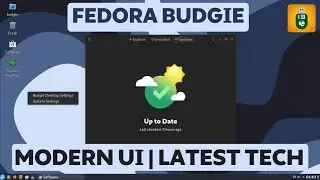 Fedora Budgies's  First steps | Beautiful, modern,stable|  More room for improvement