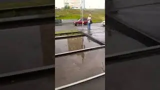 Заторило улицу в Барнауле