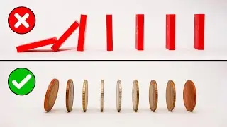 Can you build a domino setup with NO dominoes? 