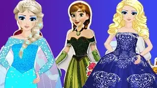 BARBIE Frozen - Disney Frozen Elsa & Anna - Game for kids [1 hour]