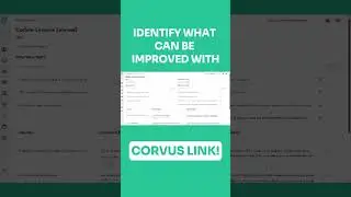 Corvus Link - Retrospectives/ Improvements