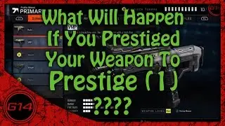 Call Of Duty : Black Ops 3 - What Happens If You Prestiged Your Weapon To Prestige (1) !?