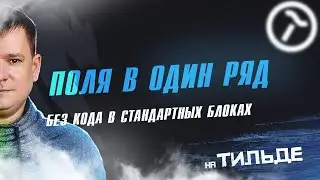 Поля в один ряд на Тильде. Обновление блоков с формами в Tilda