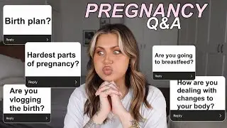 GRWM WHILE I ANSWER YOUR PREGNANCY QUESTIONS - 3RD TRIMESTER | JAMIE GENEVIEVE