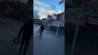 Scaffolding Crashed onto Sutton Street