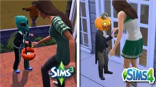 Sims 3 vs Sims 4 - Halloween