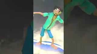 How not to Surf #animation #skit #comedy #memes #stopmotion