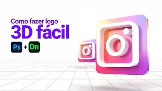 Como criar logo 3D do ZERO no Adobe Dimension // ACESSO DESIGNER