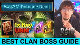 Best Clan Boss Guide and How to Deal more Damage (1x Key UNM) in Raid Shadow Legends Updated 2025