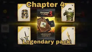 Shadow fight 3 Opening 2 Legendary pack of chapter 4.