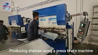 Producing shelves by press brake machine #pressbrakemachine