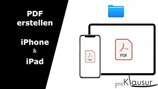 [iOS] PDF-Dateien erstellen | Dokumente in der Dateien-App scannen / Homeschooling by preKlausur