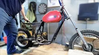 Мотоцикл Минск. В поисках моноамортизатора.