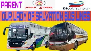 Our Lady Of Salvation Bus Lines Inc. Byaheng Manila - Bicol Region. V.V.