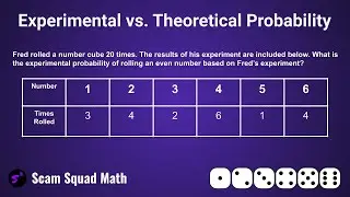Experimental vs. Theoretical Probability