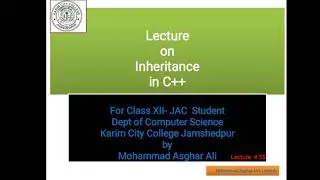 Inheritance in C++