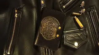 Портмоне для документов в байкерском стиле